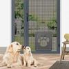 Paw Print Small Pet Screen Door - Anti-Bite for Cats and Dogs