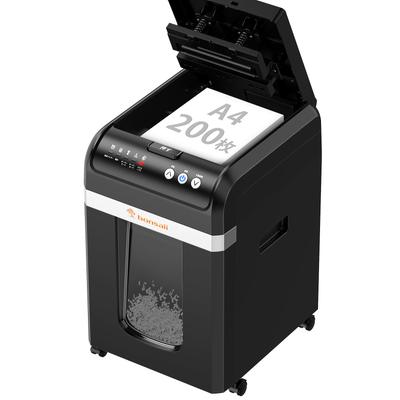 Bonsaii Auto Feed Commercial Shreds Automatic 200 Micro Große Kapazität Ausgestattet mit automatischer Energieeinsparung Automatische Zuführung Schwarz Aktenvernichter, Verwendung,