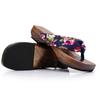 Geta Paulownia Thong Japanese Thick for Japanese Summer Bon Entrance Thong Fireworks Hot 24cm [XGOPTS] Women's Sandals, Wood, Sandals, Style, Sole,