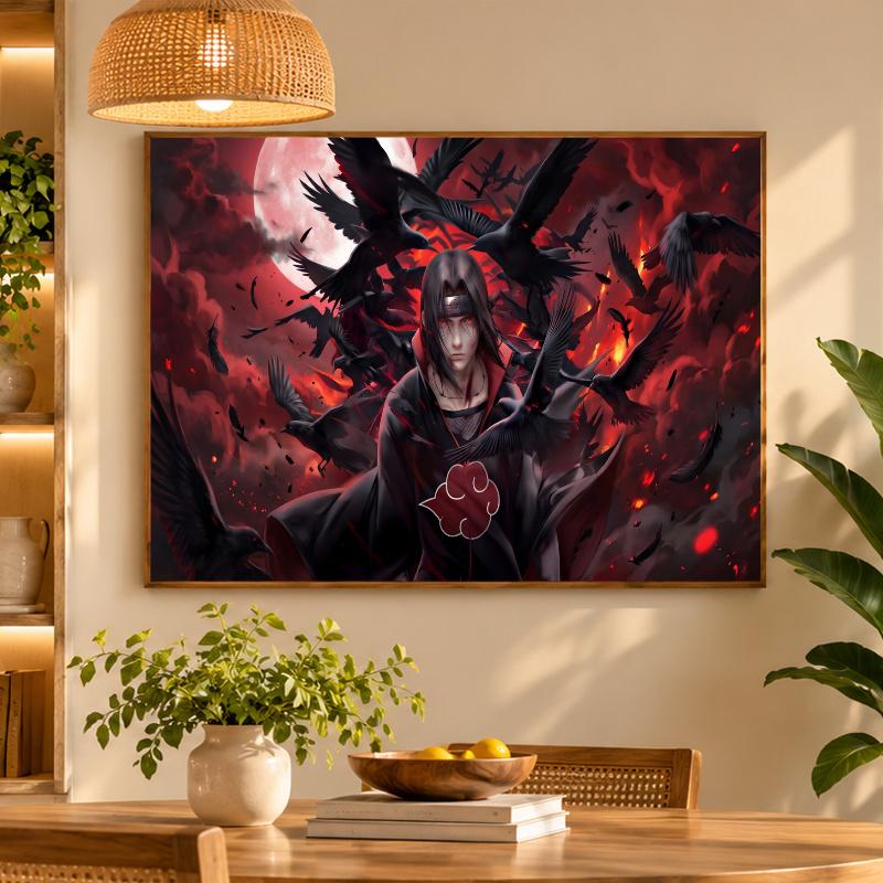 5D Diamond Painting Itachi Uchiha DIY Full Drill Diamond Art Kit Home Decoration
