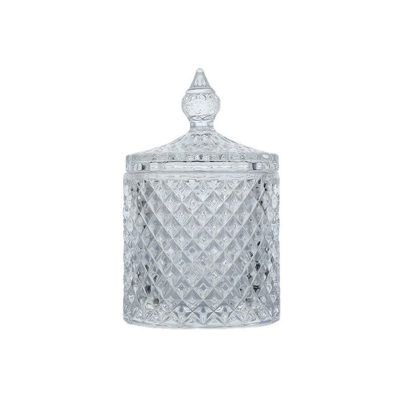 Creative Soy Candle In Glass Jar with Lid - Small Yurt Incense Holder