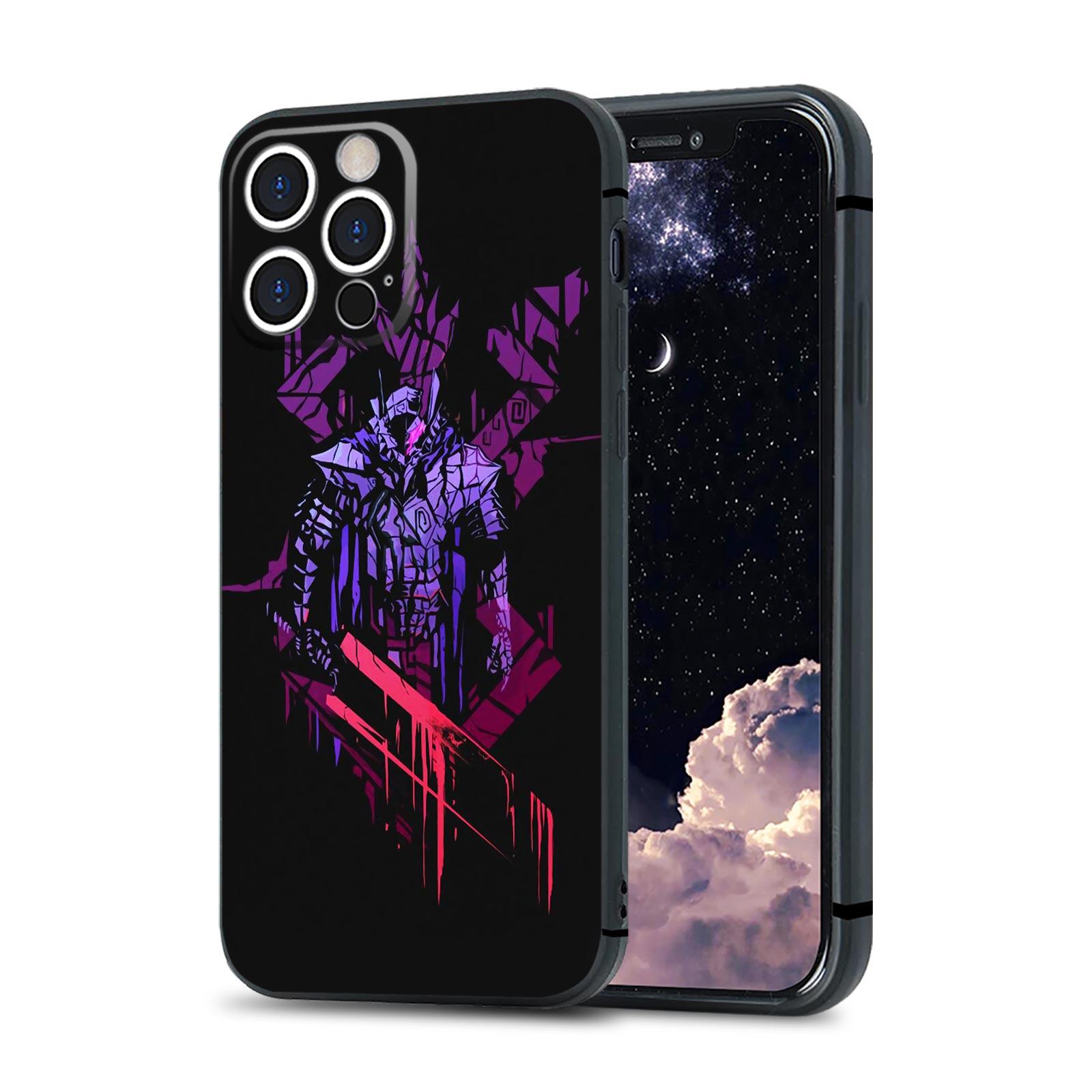 

Мягкий силиконовый чехол для телефона Guts Berserk японского аниме Манга для IPhone SE 6S 7 8 Plus X Xr Xs 11 12 13 Mini Pro Max Samsung iPhone 13Pro Max&Matte Silicone Case
