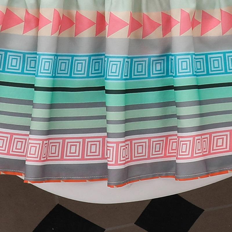 7-12Y Children's Clothing Girl Summer Dresses New Dresses Fashion Printing Shirt Dresses Short-sleeved Dresses