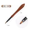 Japanese Manicure Pen Gourd Pen Walnut Sandalwood Rod Pull Line Painting Flower Hook Line Painting Gradual Change Smudge