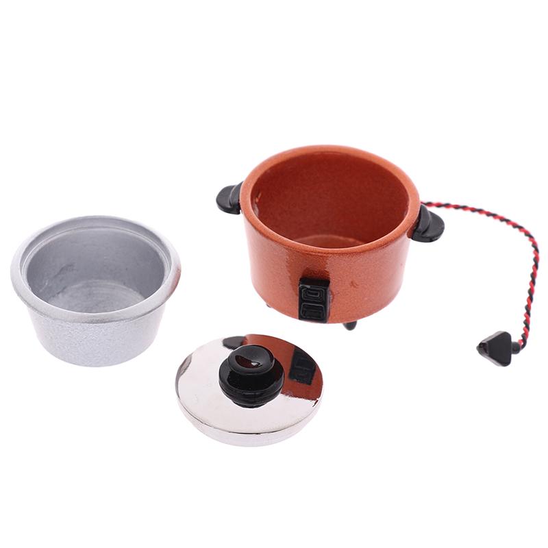 1Pc 1:12 Dollhouse Miniature Rice Cooker Kitchen Accessories Decoration Toy