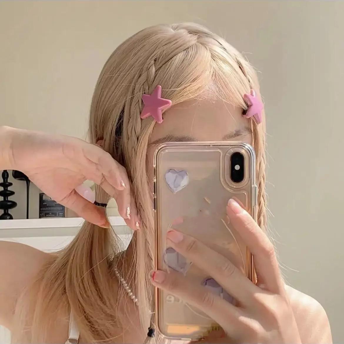 

2 шт./пакет, милая заколка с челкой для девочек, квадратная заколка для волос, заколка для укладки, инструмент для макияжа, головные уборы для женщин и девочек, аксессуары для волос фиолетовый