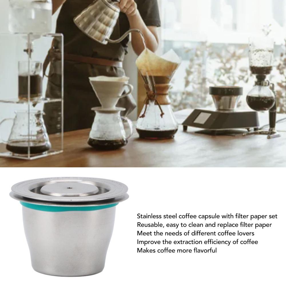 Reusable Design Reusable Coffee Capsule Coffee Capsule With Filter Paper  For Coffee Maker