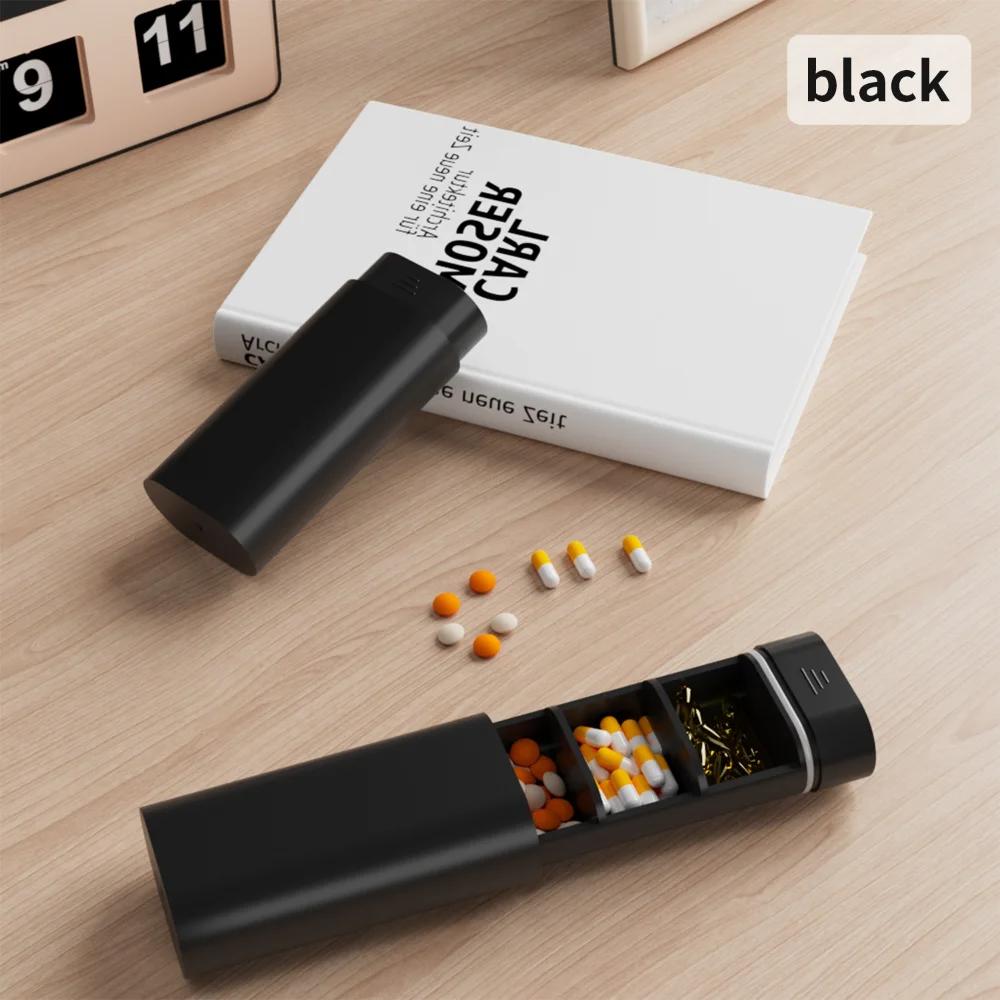 New Mini Hot Portable 3 Grids Travel Small Pill Organizer Box Cases Container Storage Tablets Vitamin Pills Medicine Fish Oils