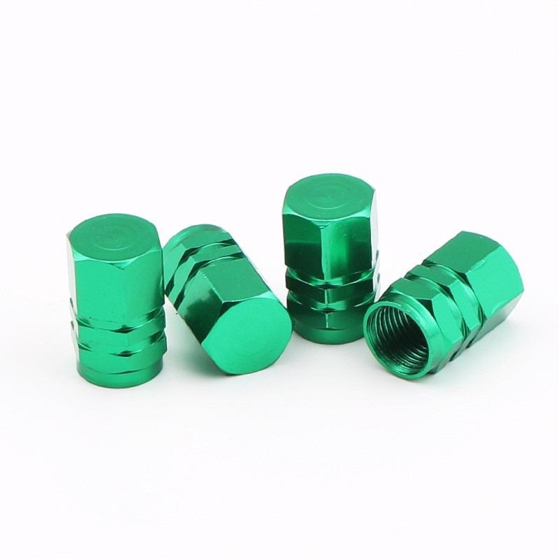 8Pcs/Set Aluminum Alloy Car Wheel Tire Valve Caps Tyre Rim Stem Covers Airdust Waterproof for Automobiles Motorcycles Trucks Bikes