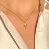 Women's Saturn Ring Pendant Clavicle Necklace - Planet & Cross-border Style