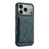 Denior applies to iPhone17Pro magnetic suction Apple 16 leather case insert card magsafe separation 15 mobile phone case 14