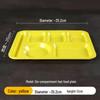 Thickened Melamine Divided Meal Tray