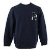 Hermes [Domestically Authorized] H567760HA Ex-Libris Crew Neck Fleece-Lined Sweatshirt/ Tops M NavyUsed