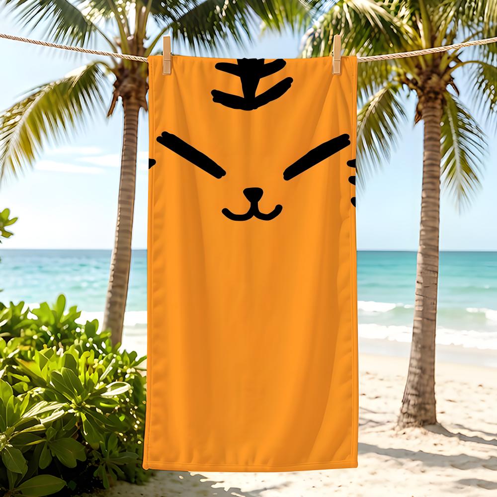 Tier T-Tiger Handtuch Fünf-Sterne-Hotelqualität Umweltfreundlich Ultraweich Dicke Handtücher & Strandtücher Fitnessstudio Dusche