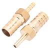 Brass Fitting Hose Barb Tail Reducer Reducing Plug Connector (6mm 16mm 2pcs)