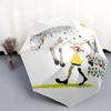 1 PC Automatic Folding Umbrella - Pippi Longstocking Custom Name Pattern, Portable & Foldable Design with 8 Ribs, Christmas Birthday Gifts