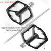 Y4UA 1Pair Bicycles Pedals Sealed Bearing Light Weight Road Bike Pedals Flat Pedals