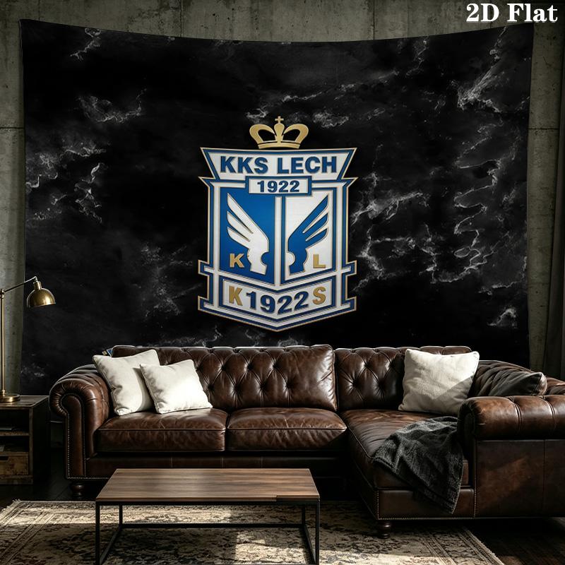 Custom Name Lech Poznan2 Printed Tapestry – Wall Hanging for Bedrooms, Dorms, and Home Decor