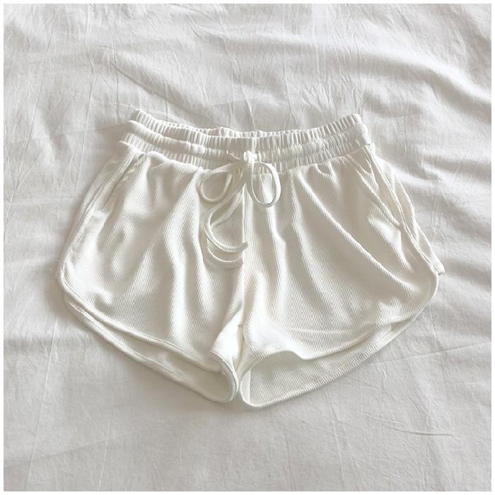 Korean Style Women's Ice Silk High-Waist Loose Wide-Leg Summer Shorts