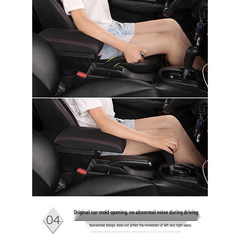 Compatible avec la modification de la boîte à accoudoir d'origine de la Volkswagen Polo 22/23.