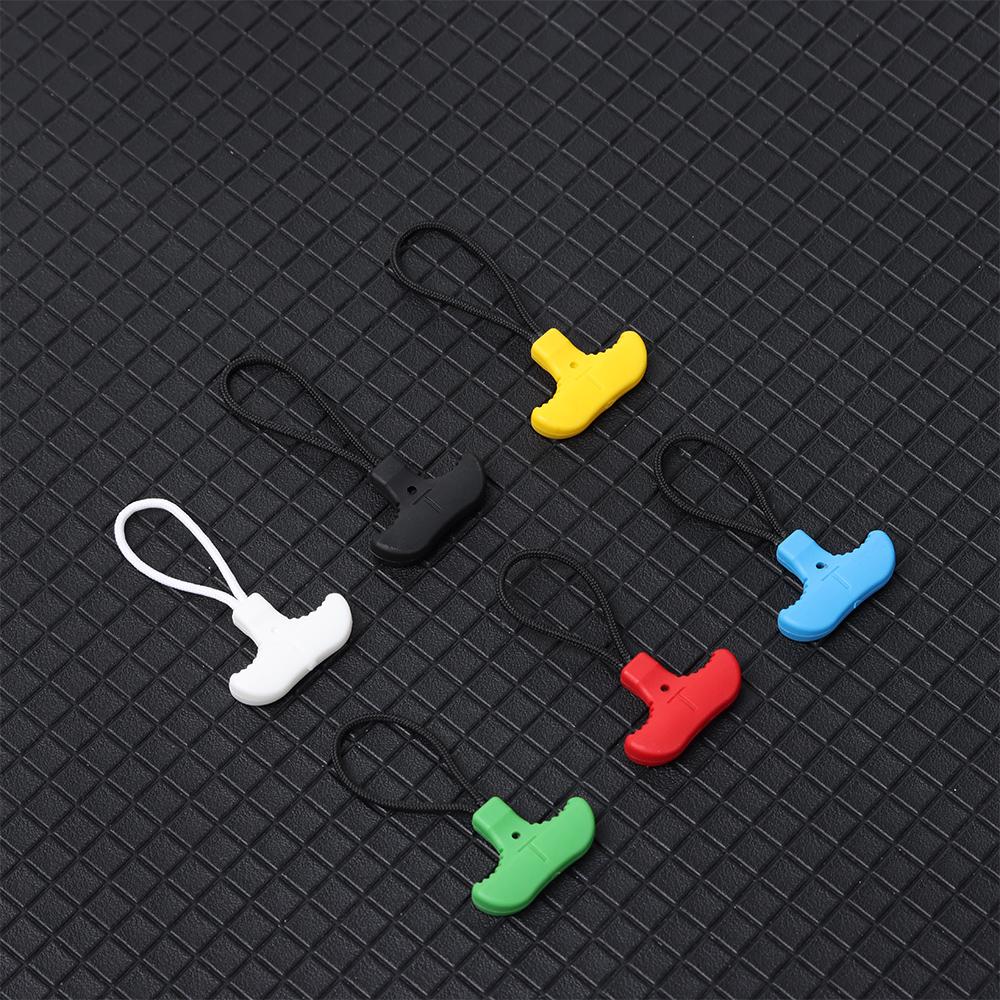 5 Colors Zipper Pull Puller End Fit Rope Tag Fixer Zip Cord Tab Replacement Clip Broken Buckle Travel Bag Suitcase Tent Backpack
