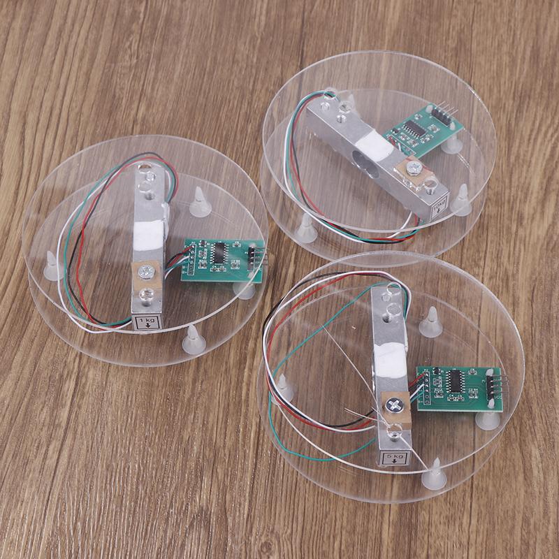 Sensore di Peso a Cella di Carico Digitale Hx711 Convertitore AD Modulo Breakout 5Kg 10Kg Bilancia Elettronica Portatile da Cucina per Scala Arduino