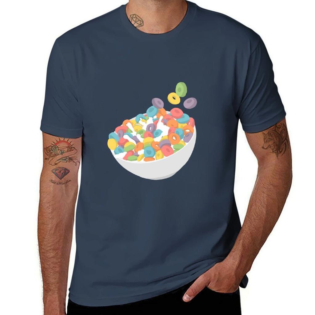 Cereals Tshirt Lightweight Basic Short Sleeve Shirt Tshirt
