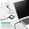 PD 60W USB C Retractable Fast Charging Cable for Macbook Type C Mobile Phone Switch Tablets and More Devices