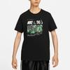 Nike T Shirts Men's Black Crew Neck Moderate Straight Fit DZ2688-010