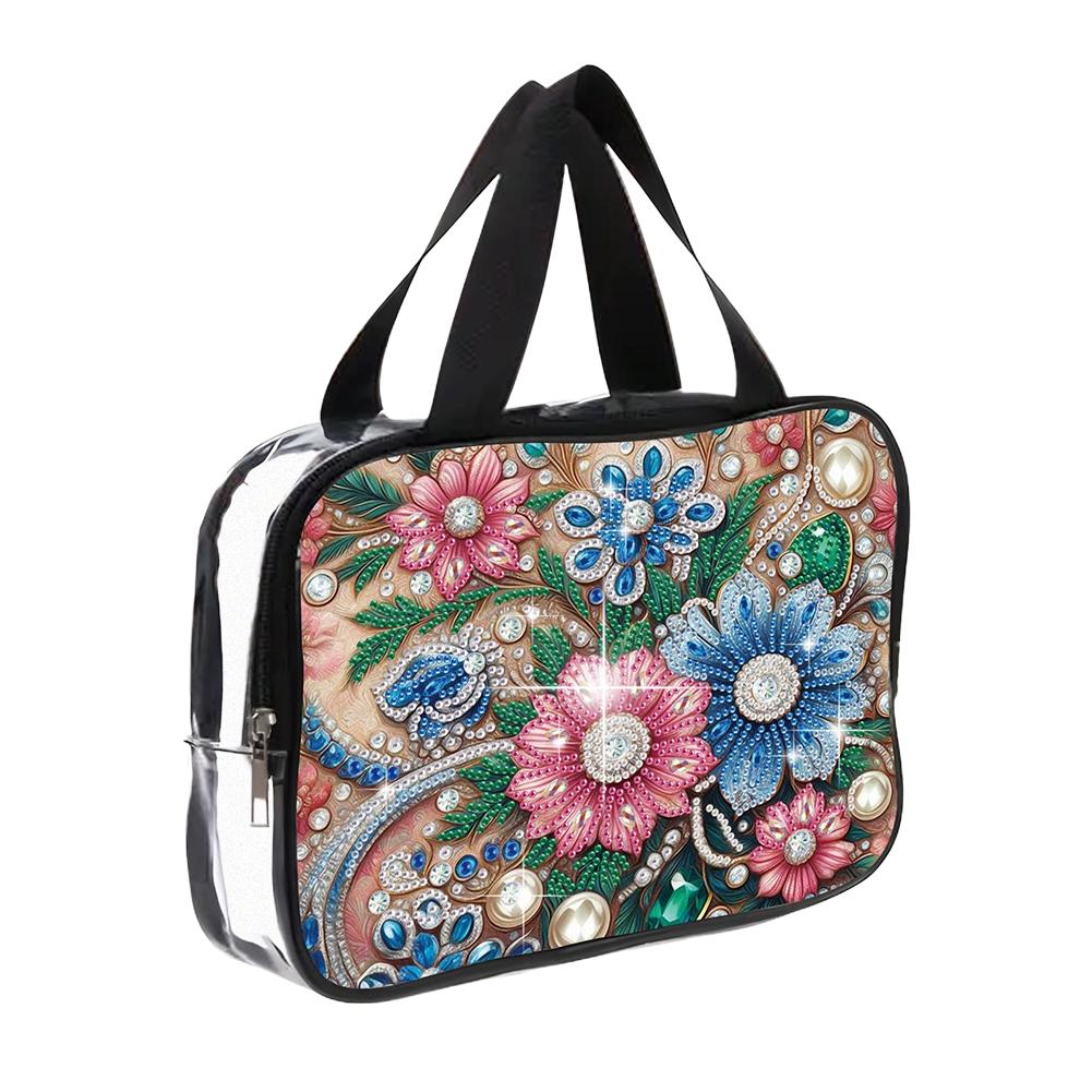 

Сделай сам Алмазная мозаика Кристальные стразы Косметичка Застежка-молния 5D Алмазная живопись ПВХ Чехол Большая вместимость для домашнего декора Подарок