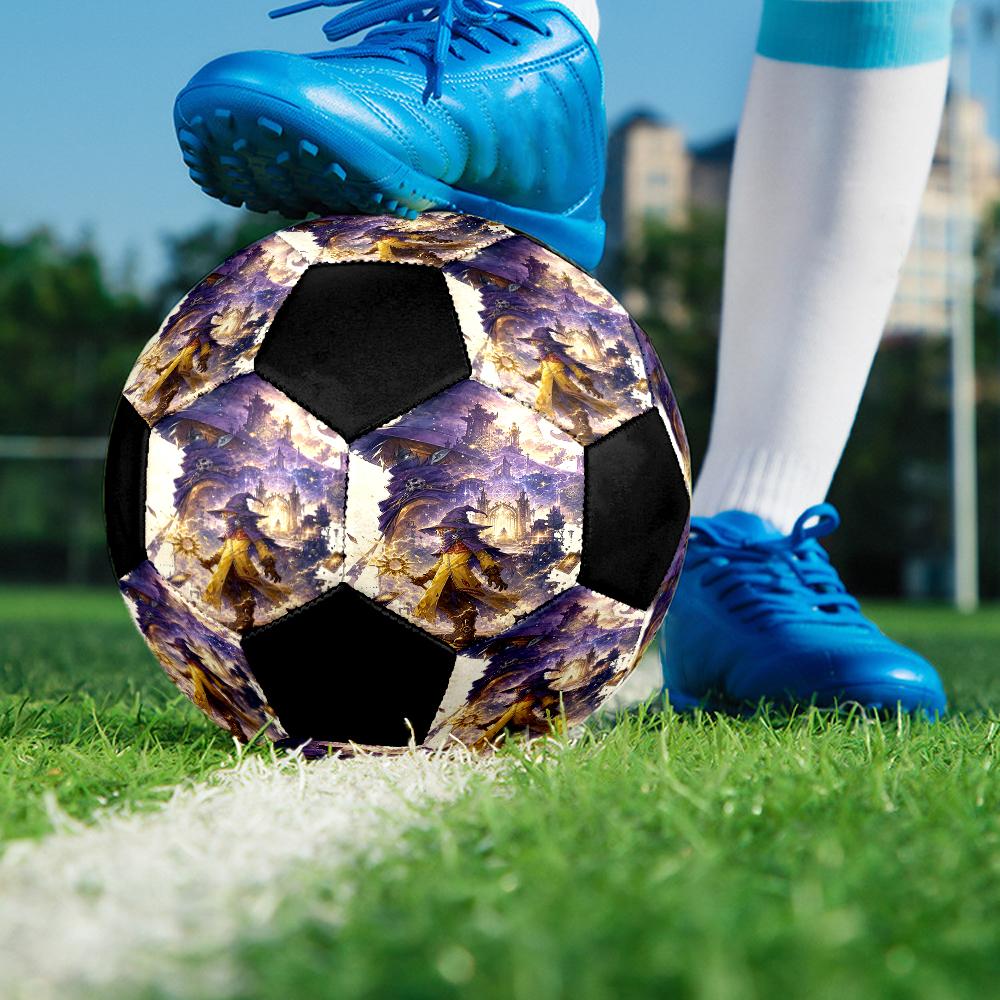 Wizard Theme Size 5 Soccer Ball, Suitable for Both Indoor and Outdoor Matches, a Gift Suitable for Everyone.