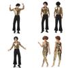Unisex Polyesterfaser Kostüm für Spiel, Anime und Cosplay, Retro Europäischer und Amerikanischer Disco-Stil