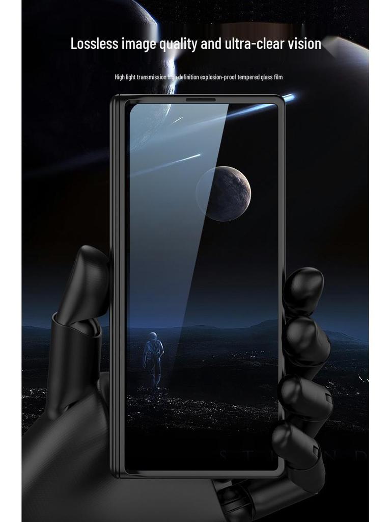 Samsung Z Fold6 Magnetic Foldable Phone Case with Gear Shifting Hinge and Integrated Pen Slot