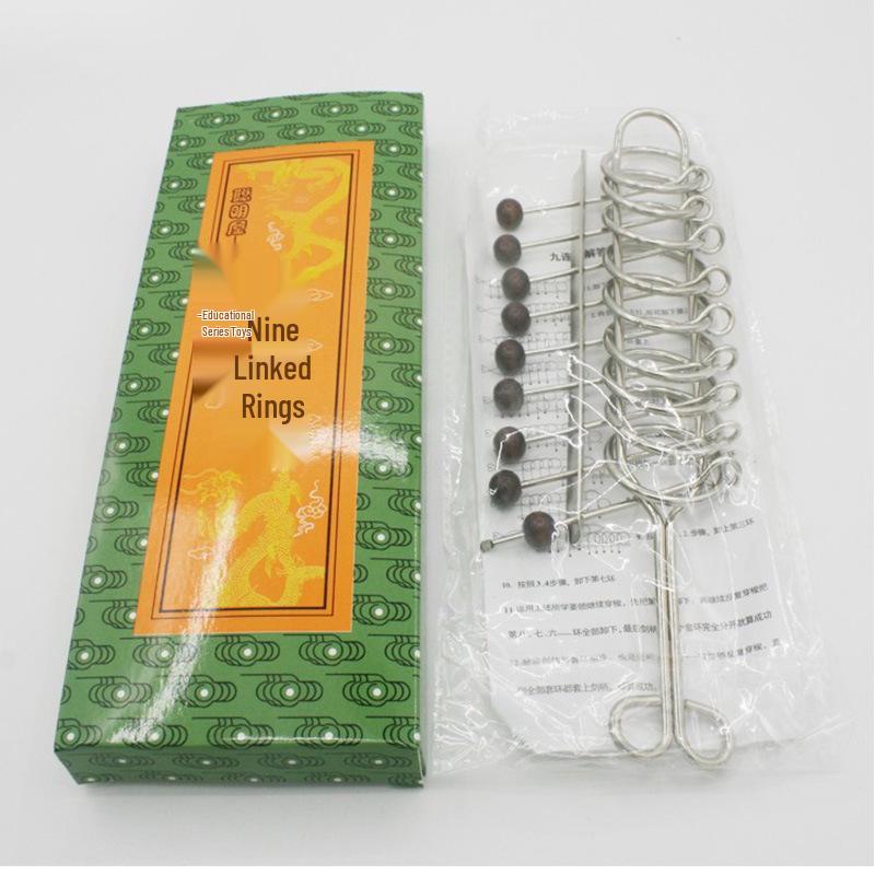 IQ Toys 8-teiliges Puzzle-Set - TikTok Trend Interlocking Rings