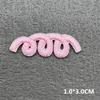 Cute Cartoon Small Embroidery Patches For Clothing Candycherry Patch Iron On Patches On Clothes Fusible Patch Stickers Badges