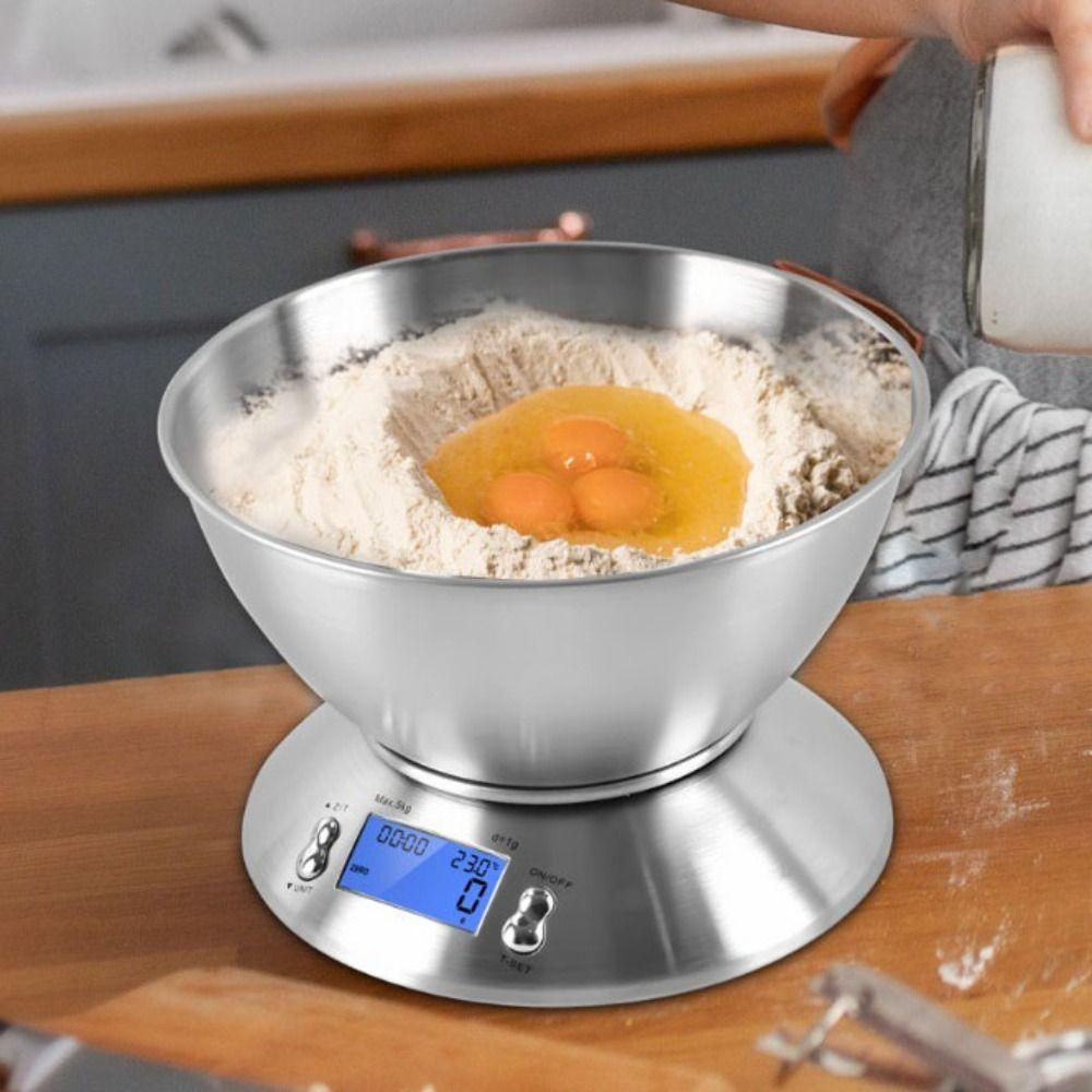 Digital Kitchen Scale Stainless Steel Cooking Scale Kitchen Weight Tool Baking Scale  Commercial