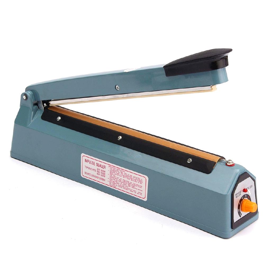 400W 220V Impulse Sealer Poly Bag Plastic Closer Sealing Wrap for Home Kitchen Dropshipping Hand Pressure Sealer Machine