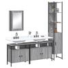 VidaXL Ensemble De Meubles De Salle De Bain 4 Pcs Sonoma Grey, Bathroom Cabinet, Bath Cabinet, Vanity Unit of 3214808