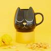 Mug - balvi - chat magique - noir - rond - compatible lave-vaisselle
