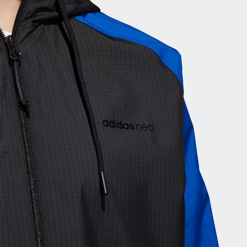 Adidas Neo Casual Sports Jacket Men Outerwear Black FN6436