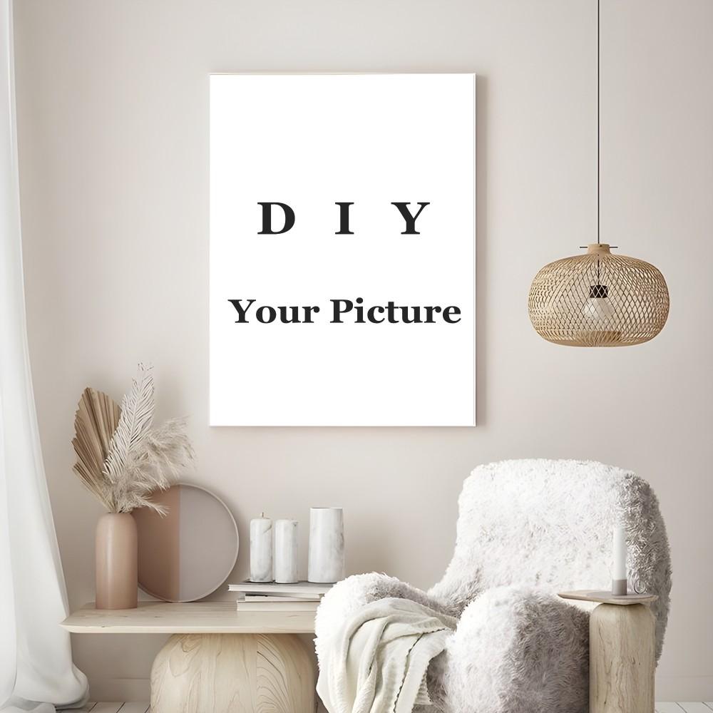 DIY Custom Print Your Picture Wall Art Poster Pictures For Living Room Home Decor Waterproof Painting Customized Gifts