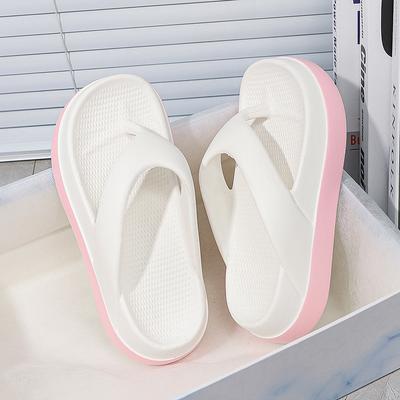Summer New Women's Thick Bottom EVA Flip Flops, Casual and Fashionable Beach Flip Flops