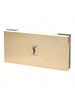 YSL Women's Golden Storage Case with Built-in Mirror, Portable for Easy Touch-ups