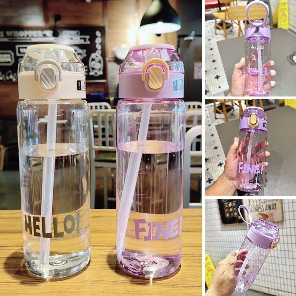 800ml Leak-Proof Summer Water Bottle Large Capacity Drinking Kettle Sports Water Cup  Outdoors