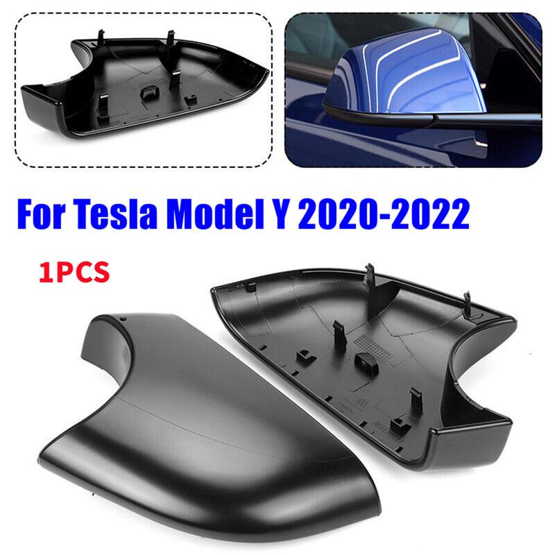 For Tesla Model 3 Y - ABS Plastic Car Rearview Side Mirror Outer Lower Cover Wing Cap Exterior Trim Replacement Parts