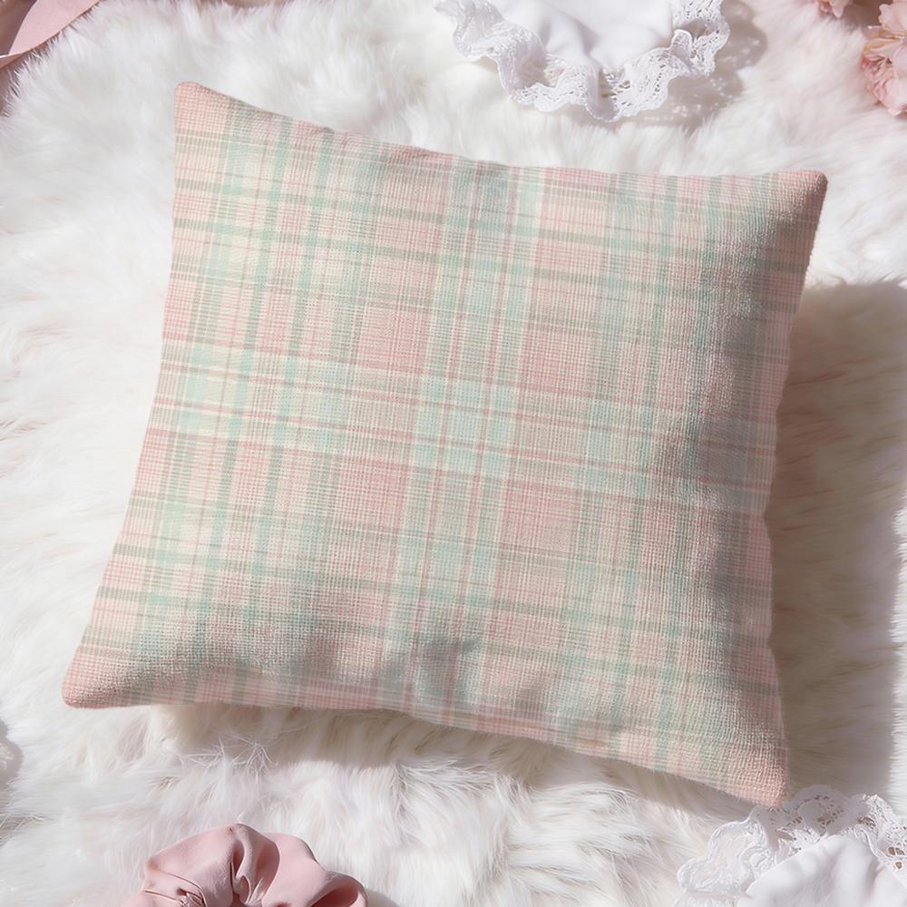 Fine herringbone pattern Cushion Cover Premium Comfort Reversible Pillow Cove Two in One Design for Any Room  Car Interior