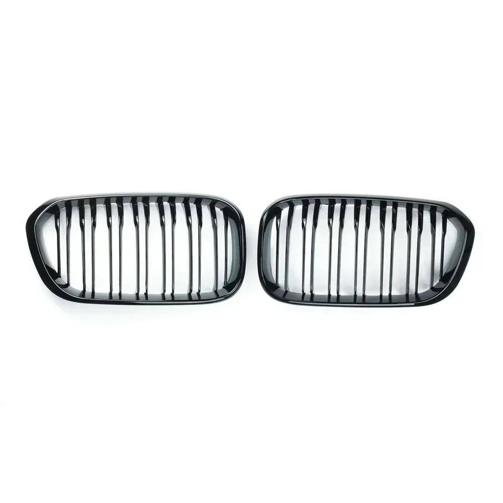 

Front Bumper Kidney Glossy Black Grille Facelift Racing Grill Cover For BMW 1 Series F20 F21 LCI 2015-2019 120i 125i 135i