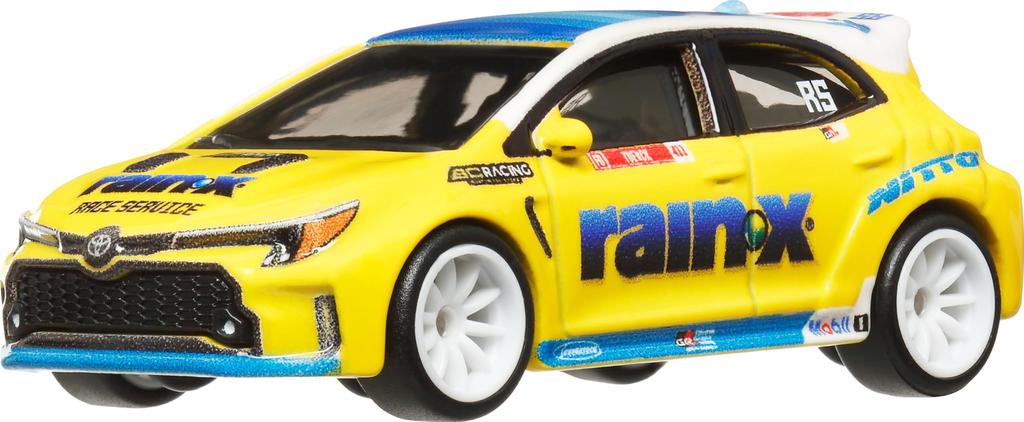 Hot Wheels Car Culture Slide Street 2023 Toyota GR Corolla Vehicle Toy Diecast Model Car for Ages 3 and Up, Yellow, HKC82