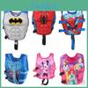 Colete Flutuador Muscular Infantil Para Atividades Aquáticas Estampa de Desenho Animado Tecido de Poliéster