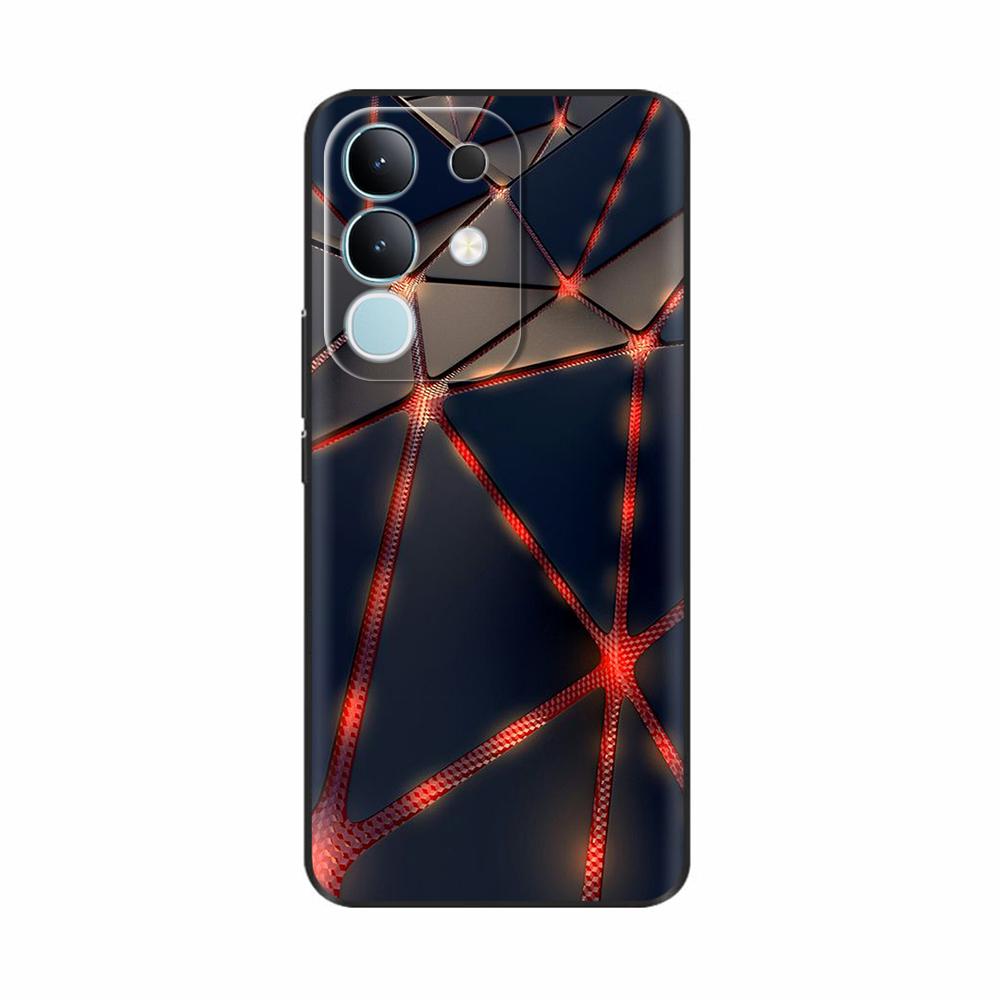 For Vivo Y29 4G Case Cover 2025 Lovely Flowers Soft Silicone Capa Phone Cases For Vivo Y29 4G Case Cartoon Shockproof Bags Coque